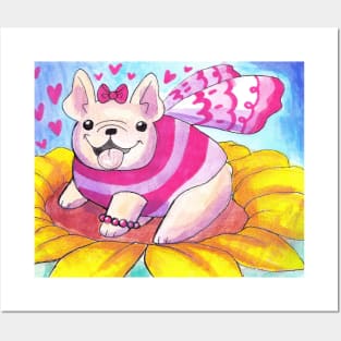 French Bulldog Fairy Posters and Art